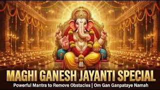 Powerful Ganesh Mantra to Remove Obstacles | Om Gan Ganpataye Namah (108 Times)