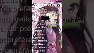 je me pr&eacute;sente personnellement #demonslayer #nesuko #anime #kimetsunoyaiba #jemepr&eacute;sente
