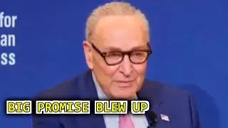 Chuck Schumer&rsquo;s Big Promise Blows Up in His Face