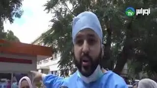 #سيدي بلعباس نقابة الممرضين الجزائريين تحتج وتستصرخ رئيس الجمهورية ووزير الصحة بسيدي بلعباس تقرير م.