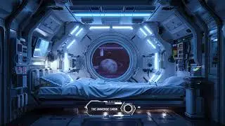 Gravity Spacecraft - Asteroid Ambience - Deep Sleep in Orbit Cabin and Universe Sounds - Outer Space
