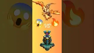 SUPER DRAGON (Level 12 Max) Vs MONOLITH (Level 4 Max) #clashofclans #superdragon #vs #monolith #coc