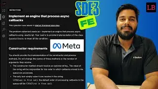 Я решил сложный вопрос по JavaScript на собеседовании META | Process Async Callback Queue