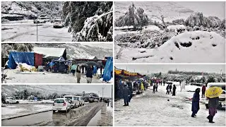 Monsoon Havoc In Suru Valley, Kargil | Heavy Snowfall🌨️bad road conditions 