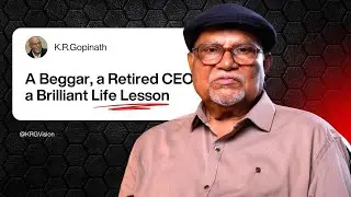 A Beggar, a Retired CEO & a Brilliant Life Lesson | Real-Life Humour | KRG Vision
