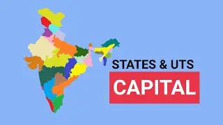 Capital of all State and Union Territories in India 2021 || Visual Indian states & UTs capital GK
