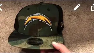Fansedge New era Los Angeles Chargers woodland camo black hat