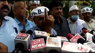 OBC ADHIKAR TRINGA YATRA I OBC ORGANIZATIONS HOLD PROTEST AT PRESS CLUB JAMMU FOR THEIR DEMANDS