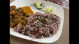 Low Carb Rice and Peas with Chicken Curry