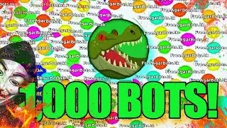 AGAR.IO HACK - 1000 BOTS  ( 2017 )GAMEPLAY // Agar.io MINIONS HACK -