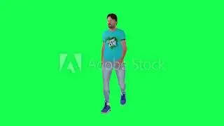Walking 3d man model animation Green screen guy walking meme 4k quality free download no copyright