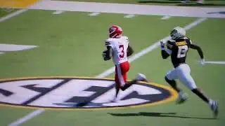 Louisiana RB Zylan Perry 84 yard TD run vs. Missouri