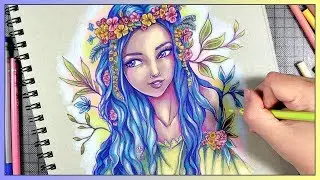 Toned ART &diams; Copic Marker and pencils illustration by Sakuems