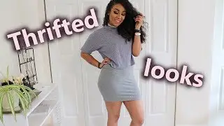 Finally a Thrifted Lookbook | Cold & Warm Weather Outfits | 2018
