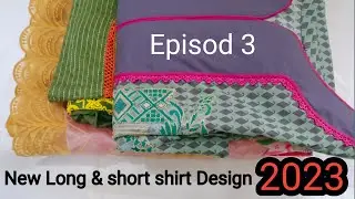 New dress design | shirt design for Eid 2023 | summer dress design by Nisa Libas maker / Episod 3