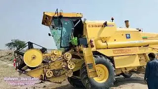 2023 Wheat Harvester in Sindh Pakistan || Daily Vlog Routine || Wheat Raheem Bux Lehri
