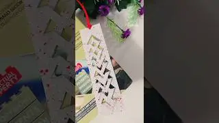 Cut, Fold, Repeat DIY Paper Bookmark 😍🔖 #diy #bookmarkcraft #diybookmark #fjideas