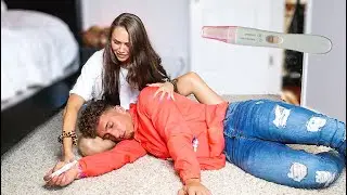 WE TOOK A PREGNANCY TEST!! *HE PASSED OUT* | Montana & Ryan