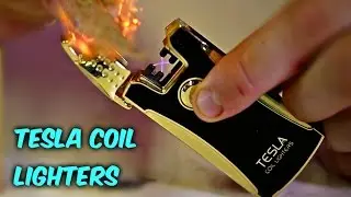 Tesla Coil Lighters Test