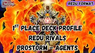 Профиль колоды, занявшей 1-е место | REDU Rivals | Агенты от ProStorm | Формат Yugioh REDU