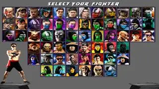 Ultimate Mortal Kombat Trilogy (Mugen) - Johnny Cage Mk1 Gameplay Playthrough 