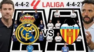 Real Madrid Vs Valencia Potential Head To Head Line up with Mbappe in Laliga Jornada 11 Season 25/26