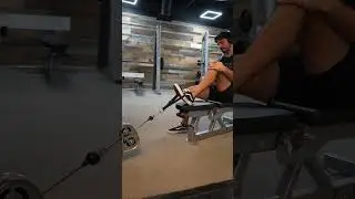 Train anterior tibialis with a cable with this setup!