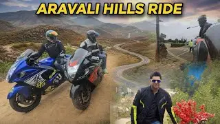 Aravali Hills Ride 🏍️ | Offroad Adventure | Scenic Ride Vlog.