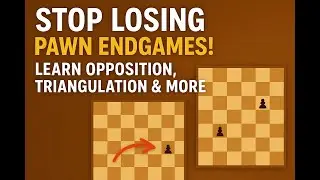 Stop Losing Pawn Endgames! Learn Opposition, Triangulation & More