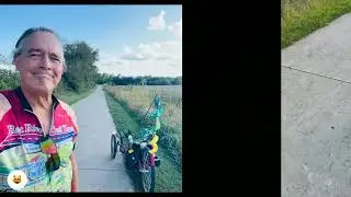 Relive video of trike ride in Iowa City area including two trails. 29 miles. 9/24/25