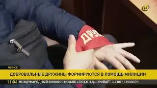 Добровольные дружины в действии