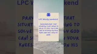 Let's pray community - Wordy Weekend. #shorts #prayer #fypシ