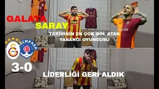 GALATASARAY 3-0 KASIMPAŞA tepki verdim  (İLK YARIYI LİDER BİTİRDİK) #galatasaray #kasımpaşa 