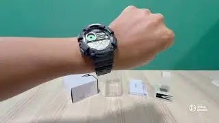 Casio WS-1500H-1AVDF Moon and Fish