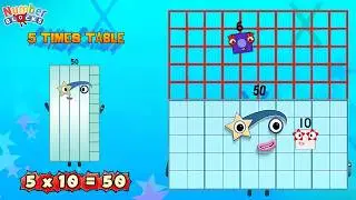 Умножение от 1 до 5 от Numberblocks для детей | Умножение для детей @ColorArt_id | Эпизод 1