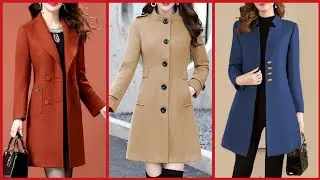 Stylish Stunning And Elegant Designer Coats/Winter Coats/Wool Coats Design For Stylish Girls