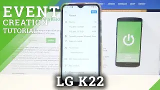 How to Add Event to Calendar in LG K22 &ndash; Customize Calendar