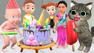 बाबु का Birthday | आइसक्रीम केक | Bili Ke Bache | Chintu | pagal beta |comedy video | cs bishtvines