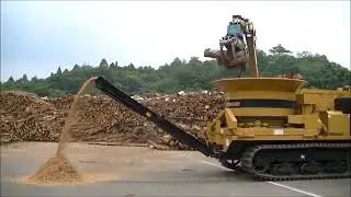 Disk Tree Root Crusher #TreeRoot #Log #Branch #EdgeMaterial #Crusher #Machine #fyp