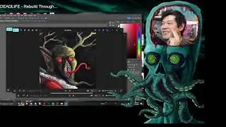 Digital painting creepy stuff