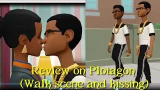 Plotagon tutorial Review on Walking scene and kissing 2021