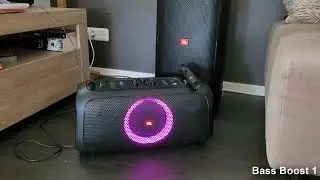 JBL Partybox on to go bass/sound test