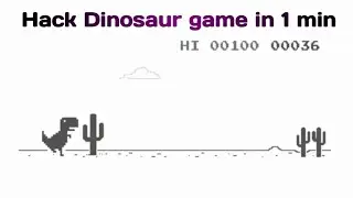 Hack dino game in google chrome