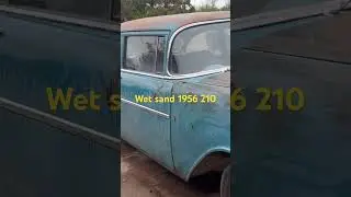Buff and waxing 1956 Chevy 210 #automobile #oldschool