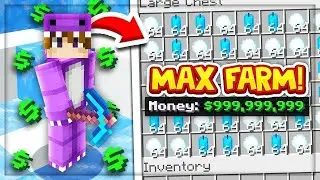 MAXED MONEY FARM IS *BROKEN* on NEW SKYBLOCK MAP! | New Minecraft SKYBLOCK SERVER