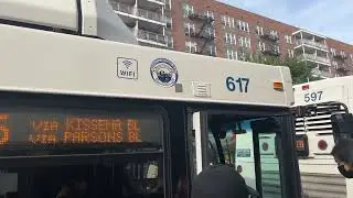 MTA Bus: 2012 New Flyer C40LF 617 Q25 With Announcements