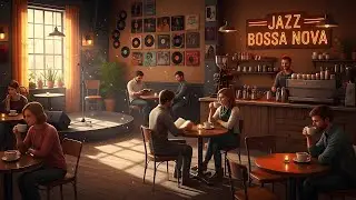 Relaxing Jazz Bossa Nova Cafe Music for Focus Study Work Stress Relief Cozy Evening Mood