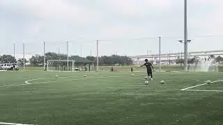 Off season training with Coach D. 