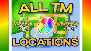 All TMs in Pokemon Fire Red / Leaf Green (Complete Guide)