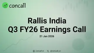 Rallis India Q3 FY26 Earnings Conference Call | Concall.in